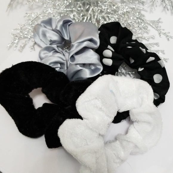 New 3/$20 Set of 4 Scrunchies